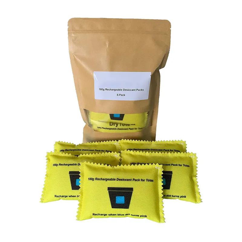Color Indicating Silica Gel Desiccant Packets