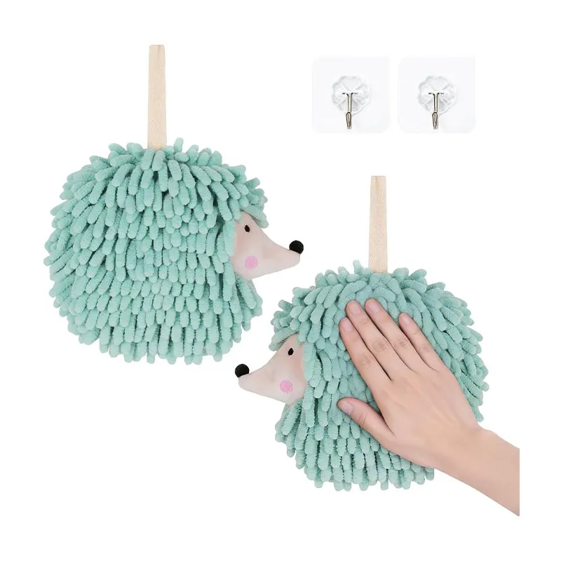 Animal Shaped Chenille Hand Towels