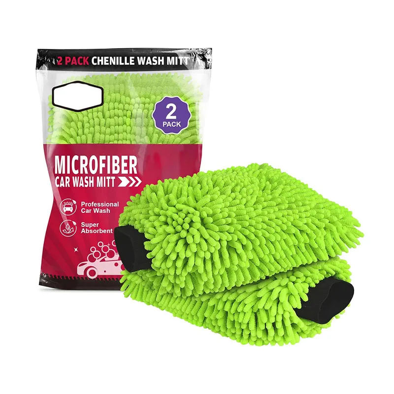 Chenille Microfiber Car Wash Mitt